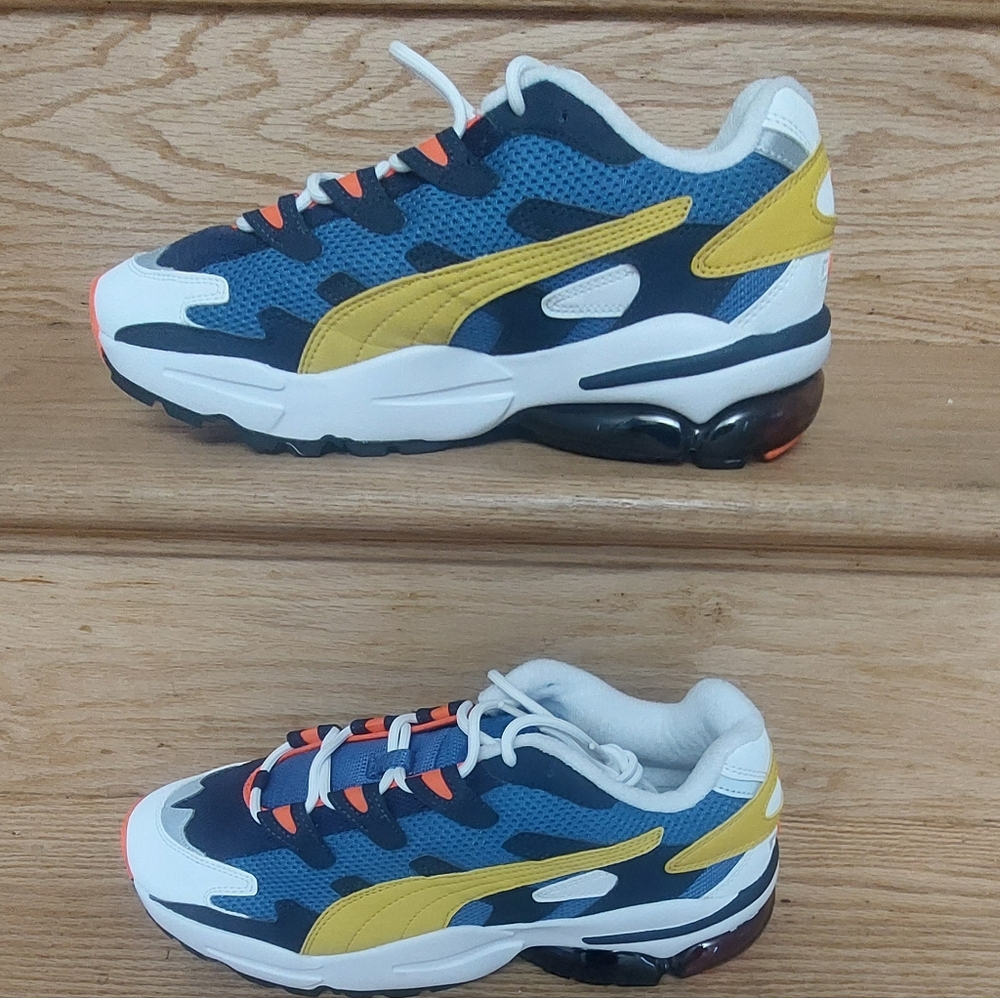 Puma Cell Alien OG Navy and Yellow Sneakers. - Picture 2 of 7
